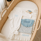 Embroidered Knitted Ruffled Blanket