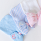 Hand Stitched Newborn Bow Hat