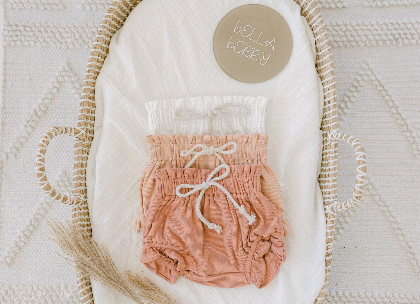 Baby Girl Ruffle Romper and Shorts - BellaBerryDesigns