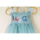 Hand Stitched USA tutu