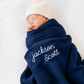 Hand Stitched Muslin Swaddle Blanket
