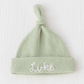 Personalized Hand Stitched Waffle Knit Hat