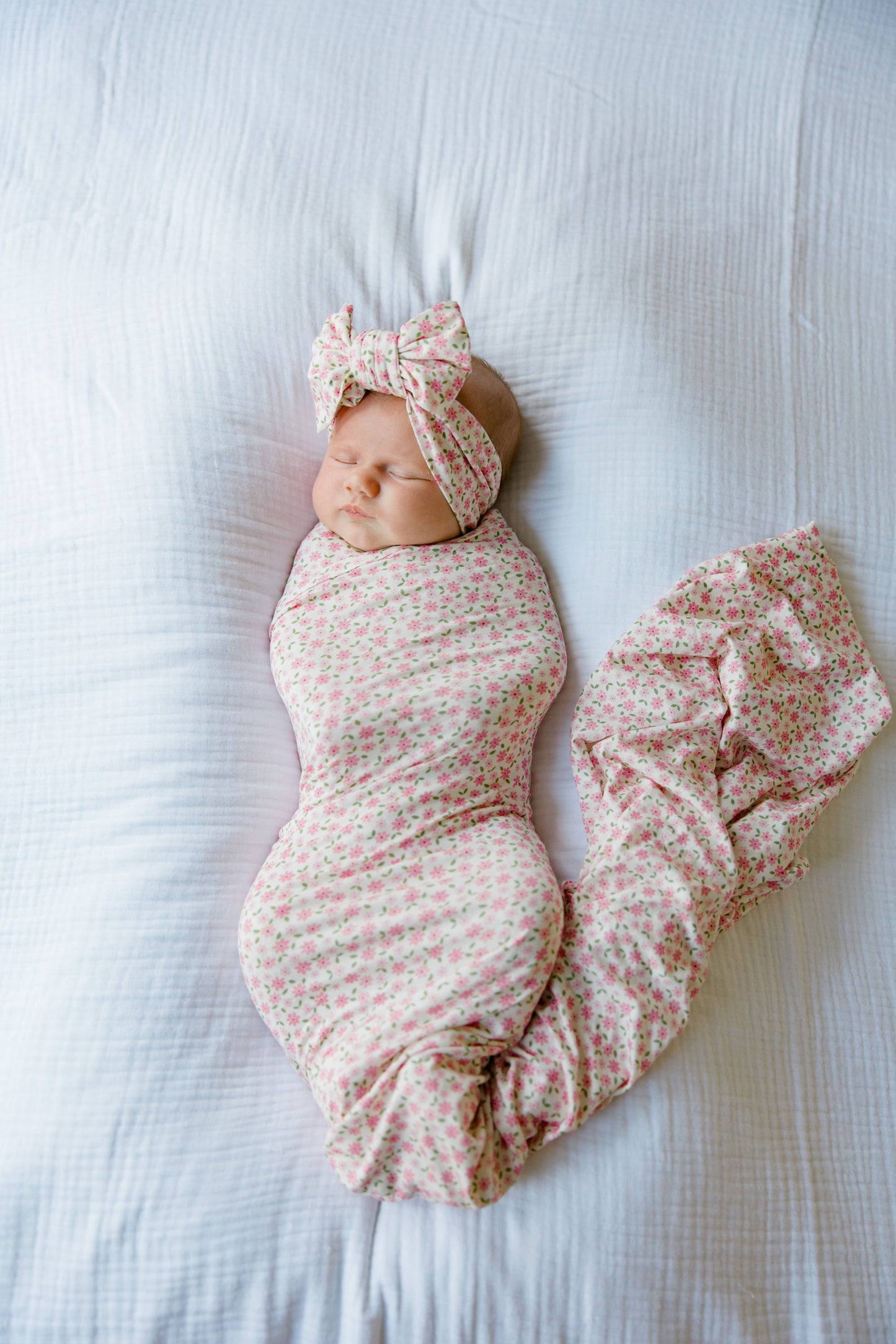 Pink Blossom Swaddle | Blanket