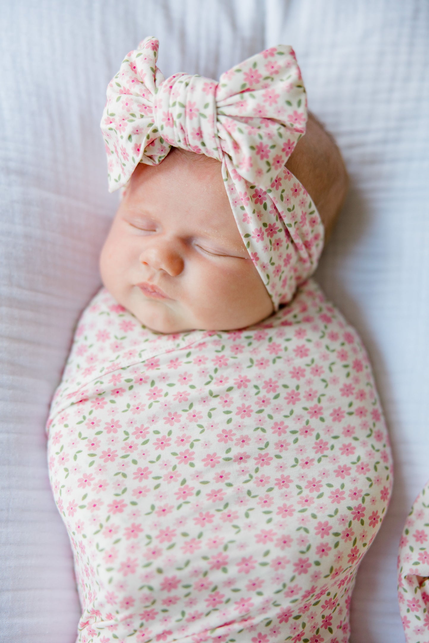 Pink Blossom Swaddle | Blanket