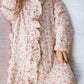 Pink Blossom Ruffled Footie