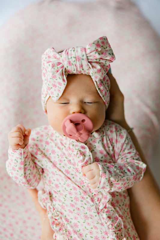 Pink Blossom Double Knot Bow