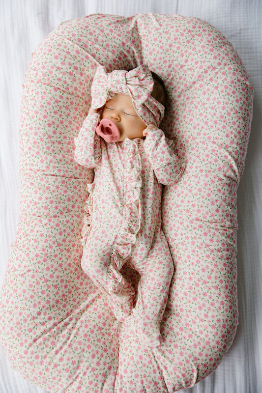 Pink Blossom Swaddle | Blanket