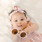 Gingham Bubble Romper With Bow - BellaBerryDesigns