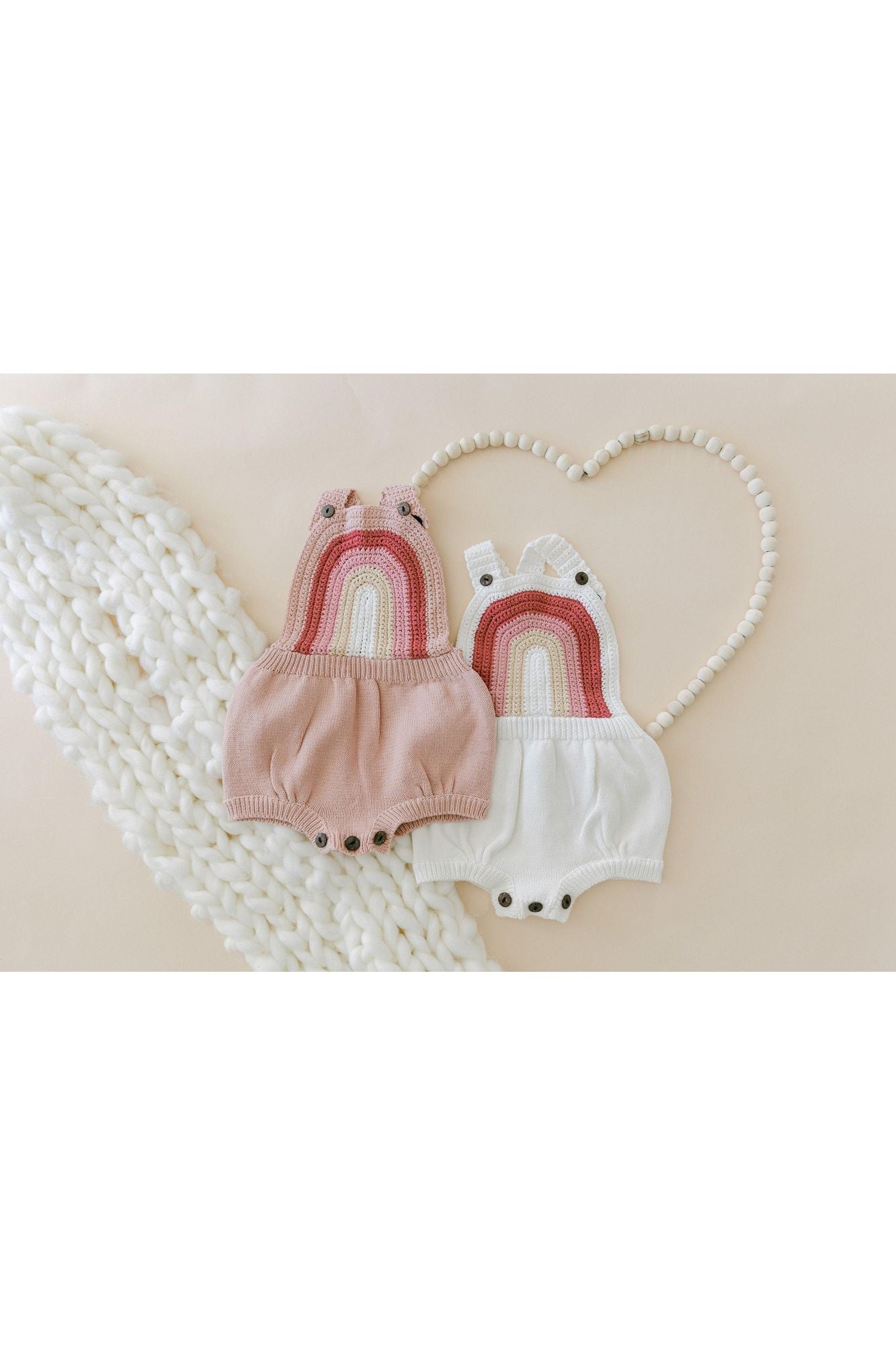 Cotton Knitted Romper - BellaBerryDesigns