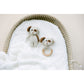 Crochet Puppy Baby Toy | Crochet Baby Rattle With Grip Ring | Soft Stuffed Puppy | Baby Sensory Rattle Toy | Crochet Knitted Sensory Toy